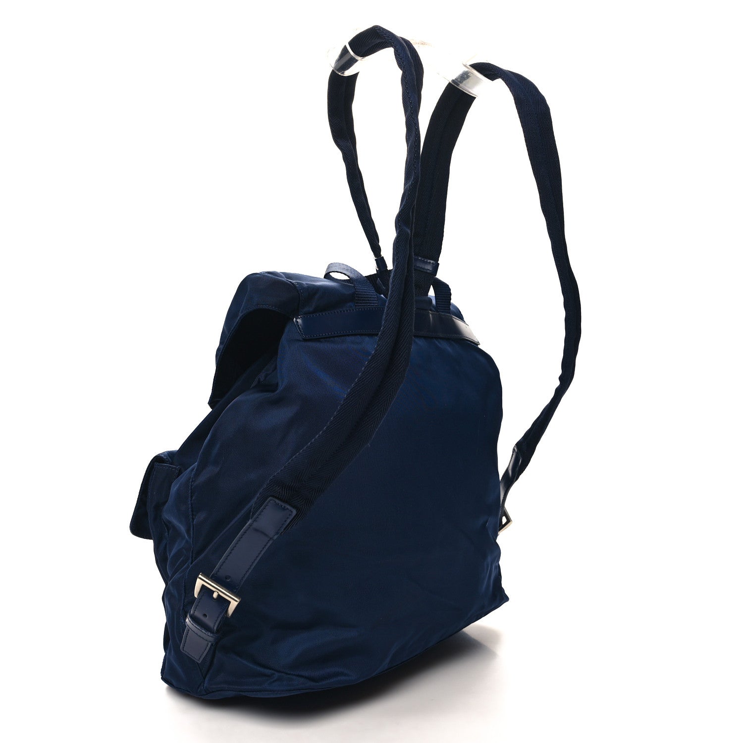 Prada Nylon Vela Medium Backpack Royal 3 of 9