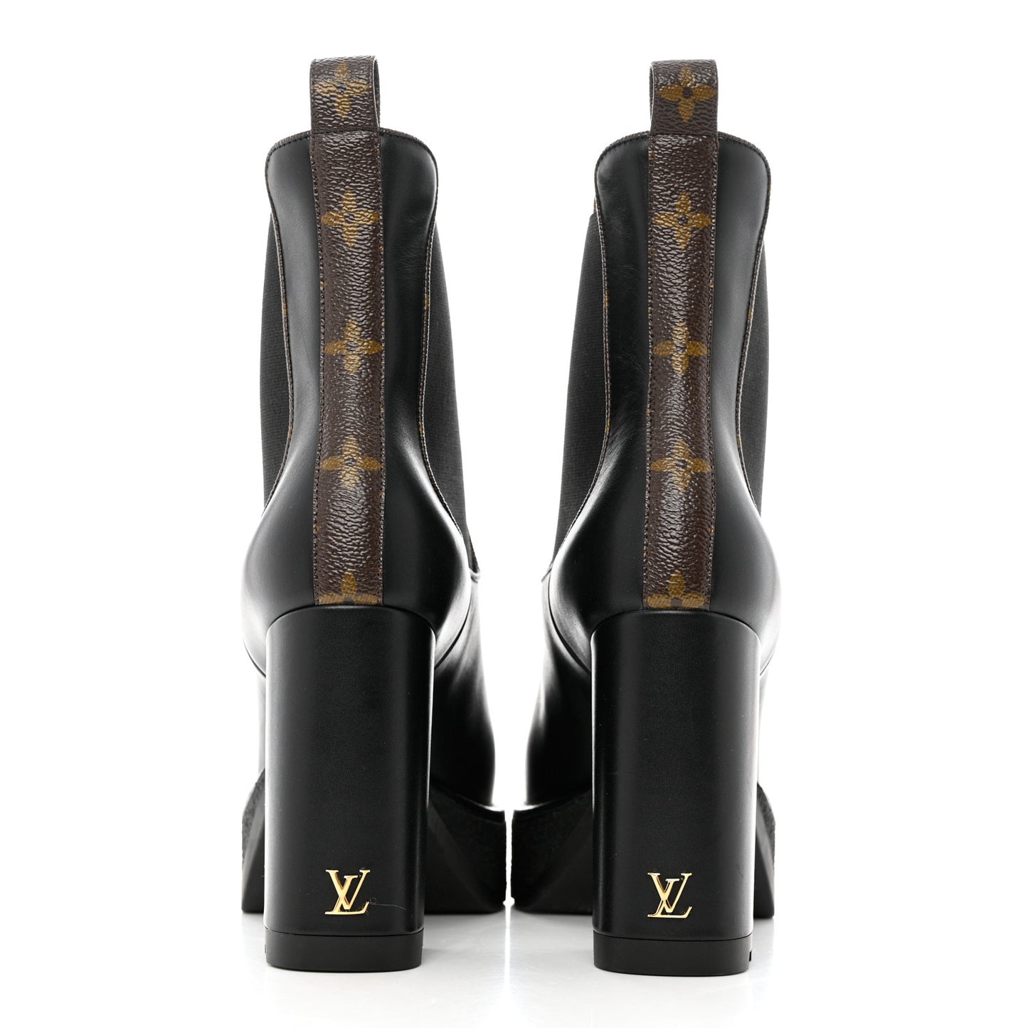 LV BEAUBOURG ANKLE BOOT 36.5 Black