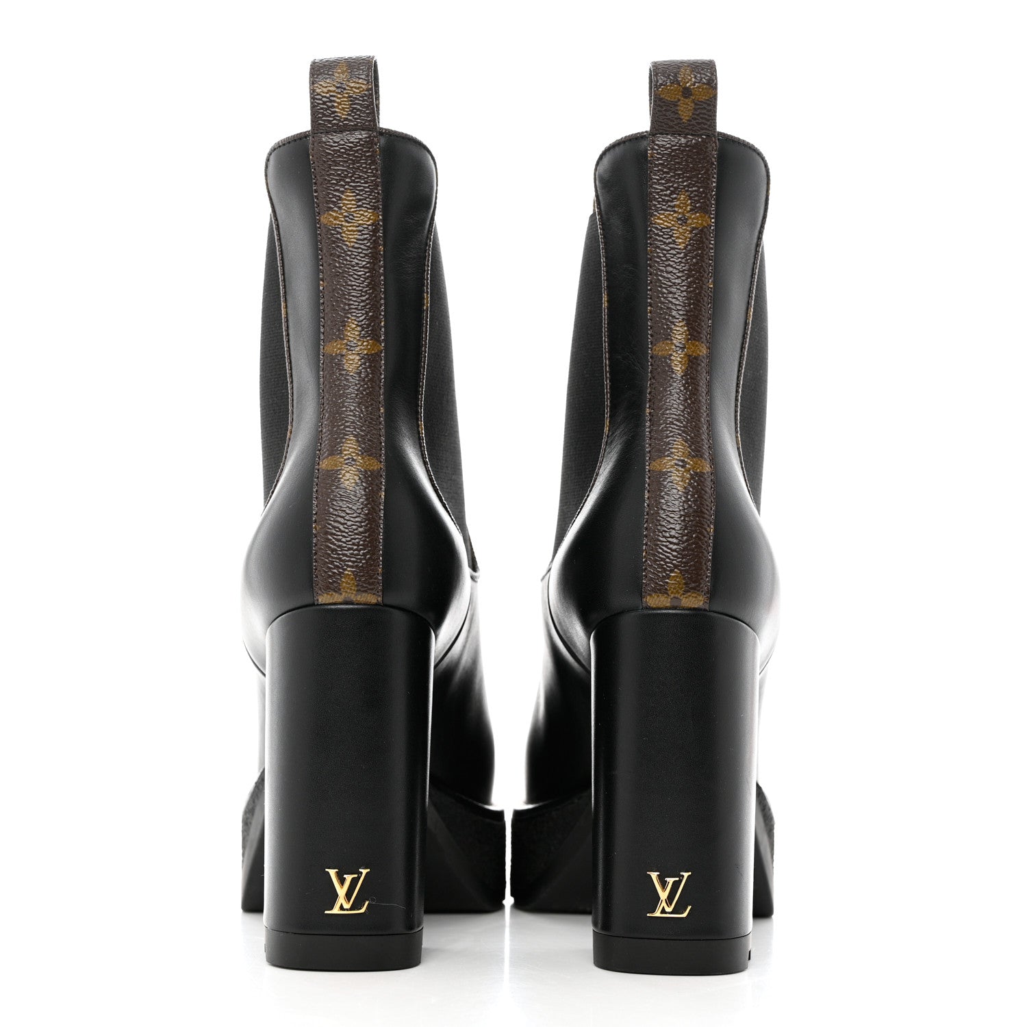 Louis Vuitton LV BEAUBOURG ANKLE BOOT 36.5 Black 5 of 10