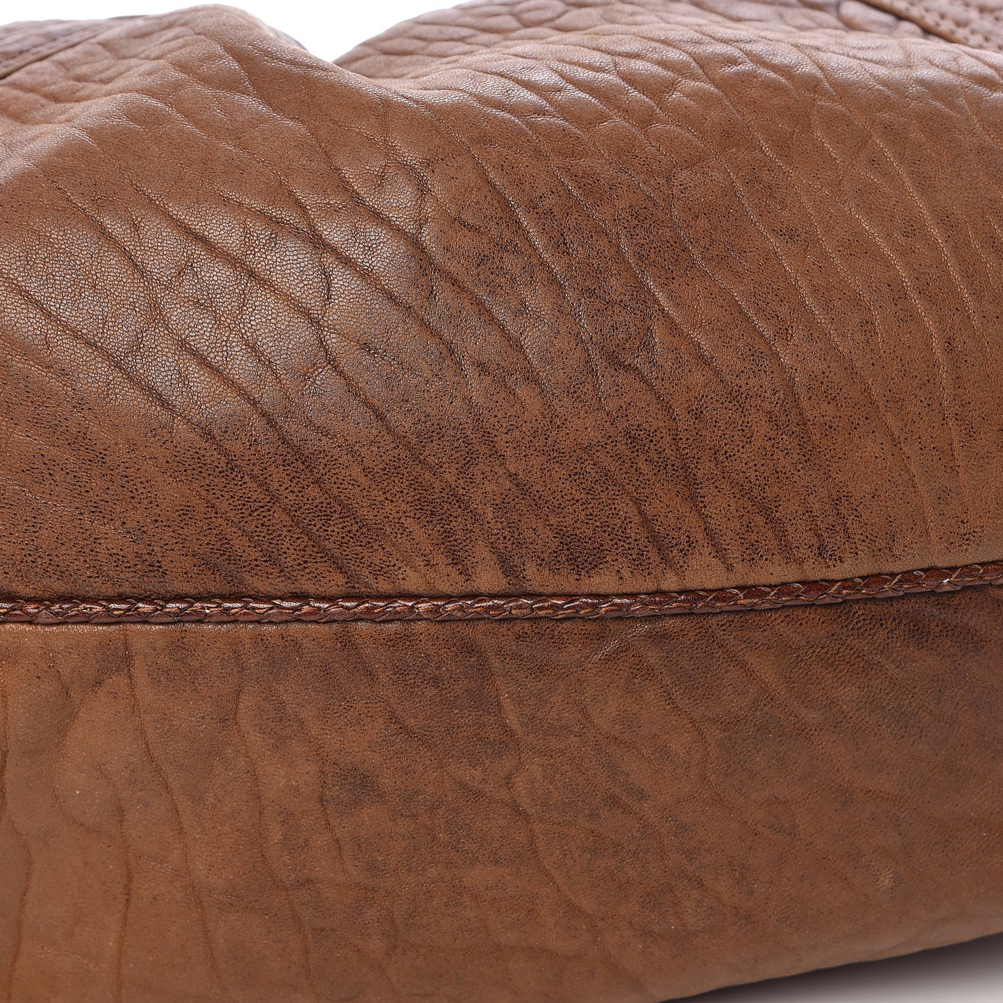 Nappa Nuvolata Spy Bowler Cognac