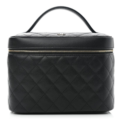 Chanel Caviar Quilted Large Vanity Pouch Black 1 of 7