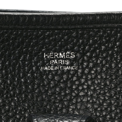 Hermes Taurillon Clemence Evelyne III PM Black 5 of 15