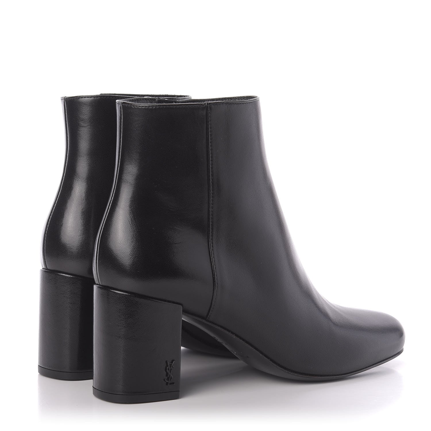Saint Laurent Nappa Loulou Ankle Zip Boot 37 Black 4 of 9