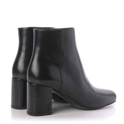 Saint Laurent Nappa Loulou Ankle Zip Boot 37 Black 4 of 9