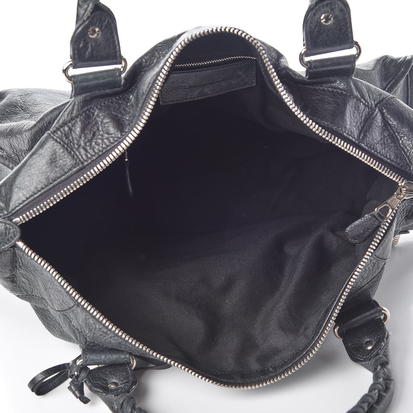 Agneau Giant 21 Silver Hardware Work Black
