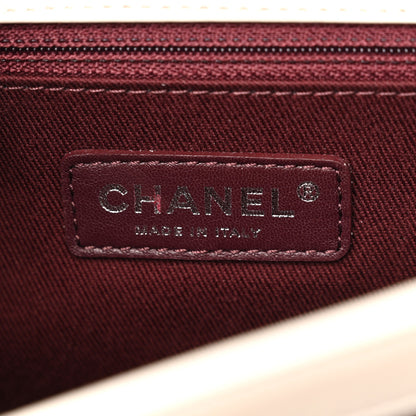 Chanel Glazed Calfskin Medium Perfect Edge Flap White 7 of 11