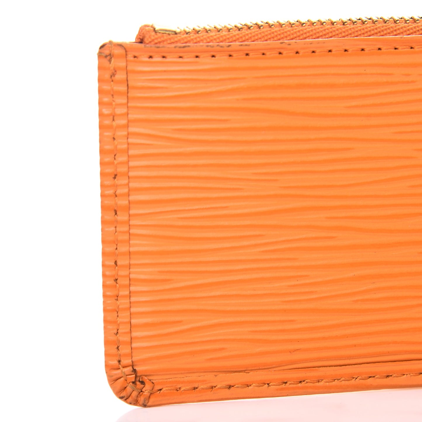 Epi Key Pouch Mandarin