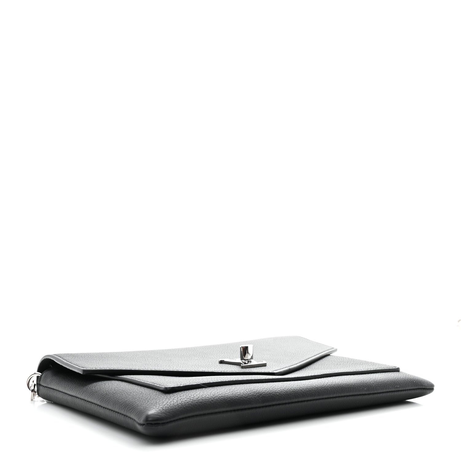 Louis Vuitton Soft Calfskin My Lockme Chain Pochette Black 7 of 17