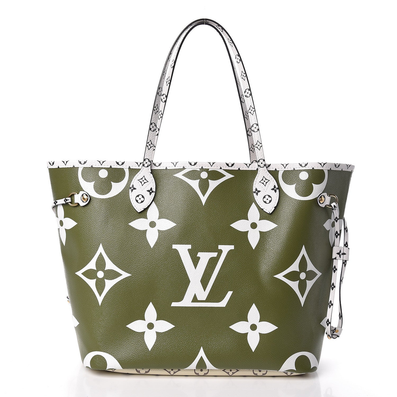 Louis Vuitton Monogram Giant Neverfull MM Kaki 3 of 12