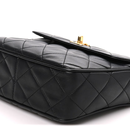 Chanel Lambskin Quilted Camera Case Black 10 of 10