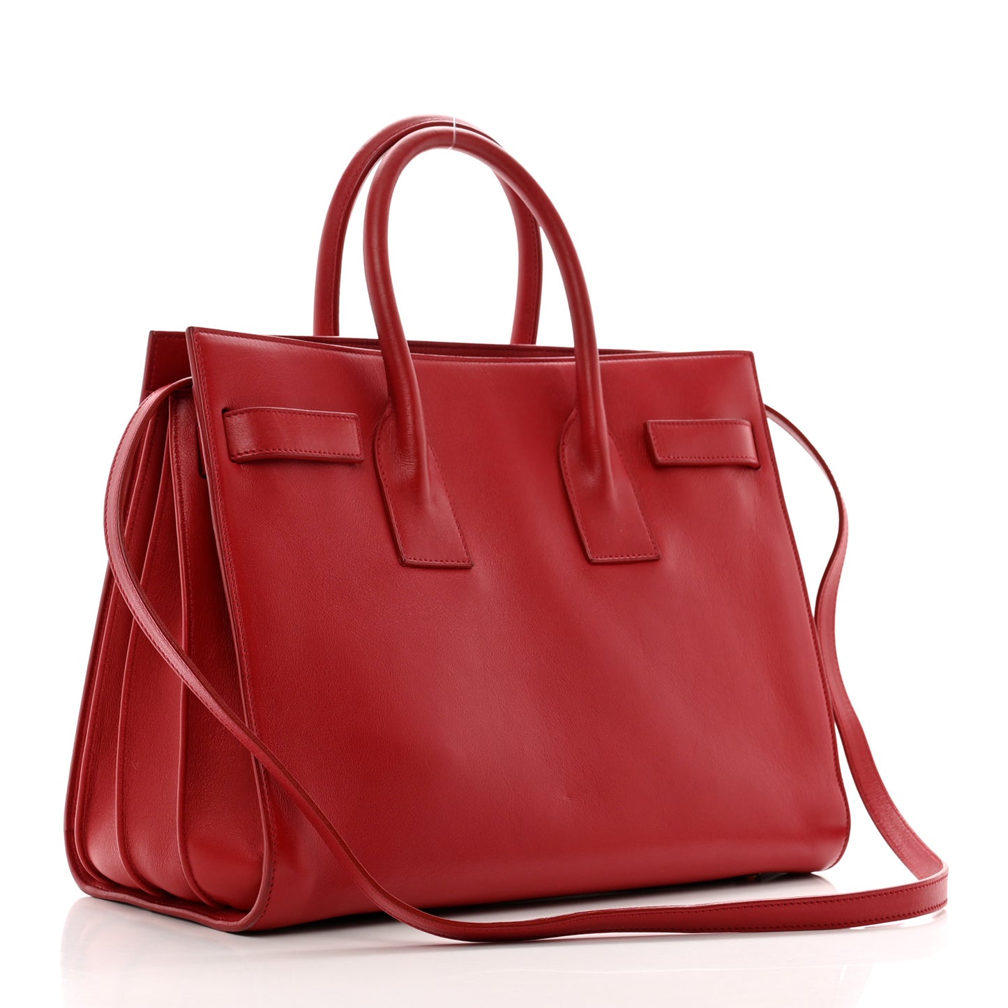 Calfskin Small Sac De Jour Lipstick Red