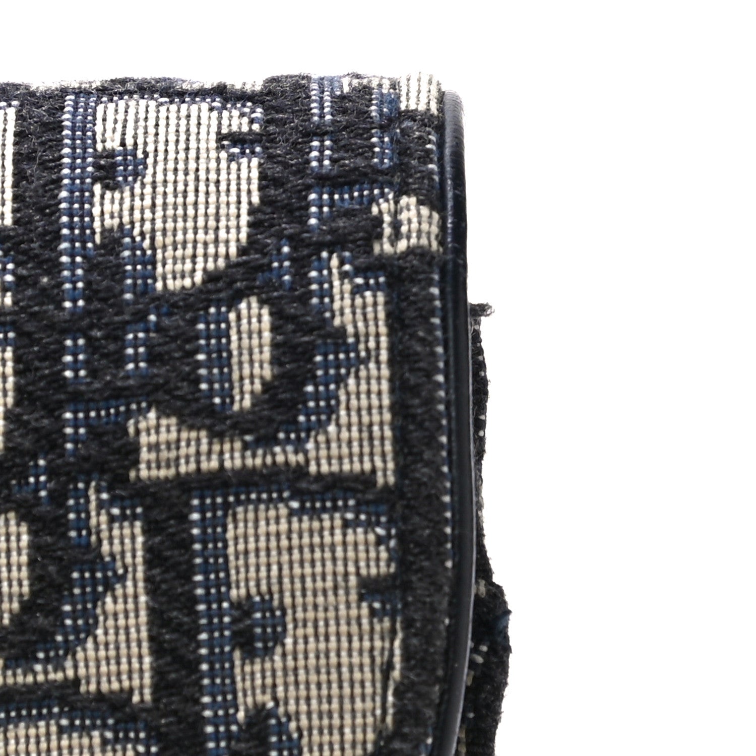 Christian Dior Oblique Saddle Chain Pouch Blue 14 of 14