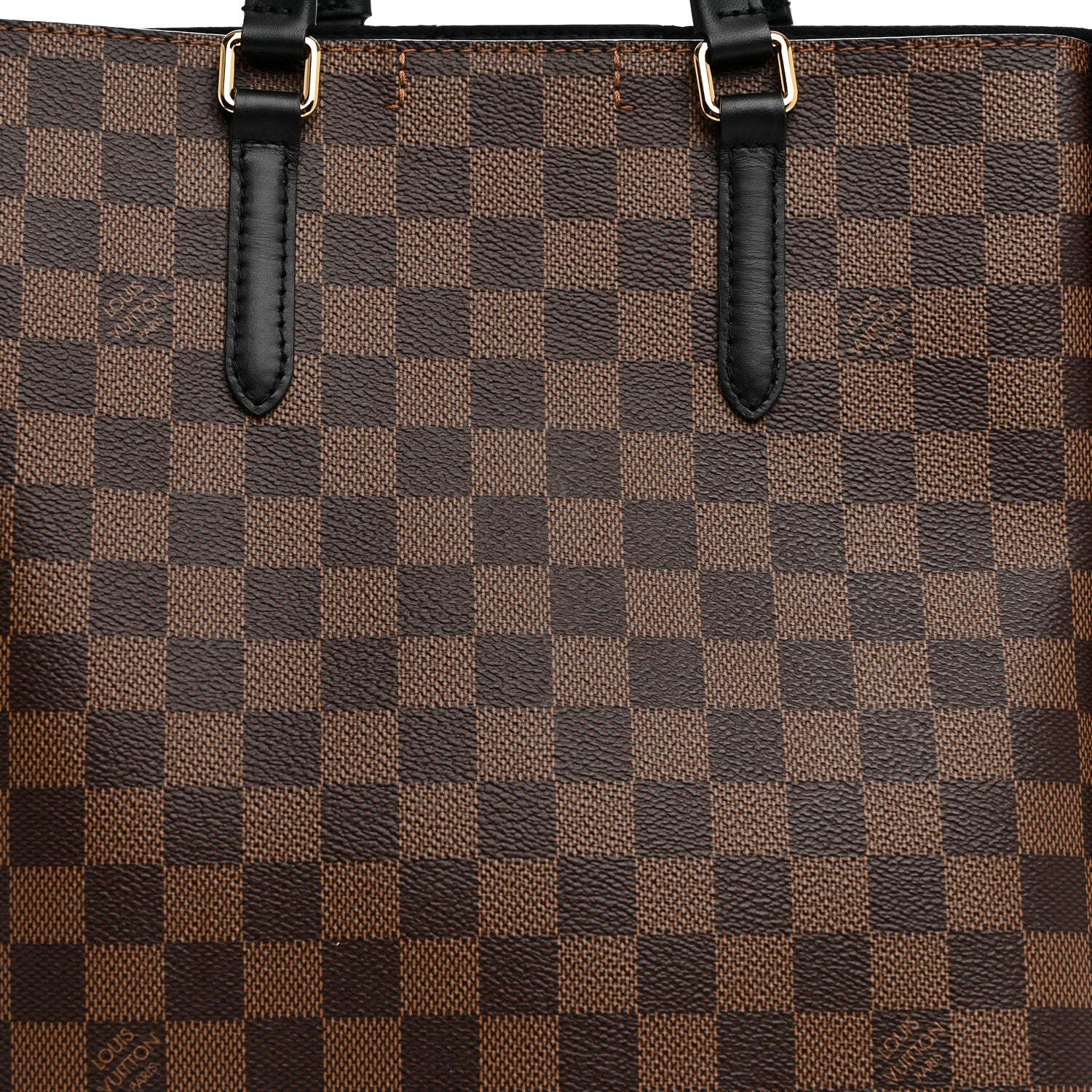 Louis Vuitton Damier Ebene Belmont MM Black 8 of 10