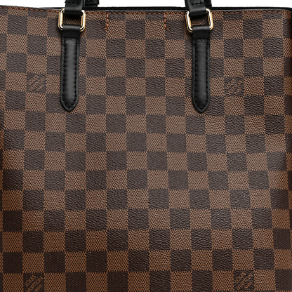 Louis Vuitton Damier Ebene Belmont MM Black 8 of 10