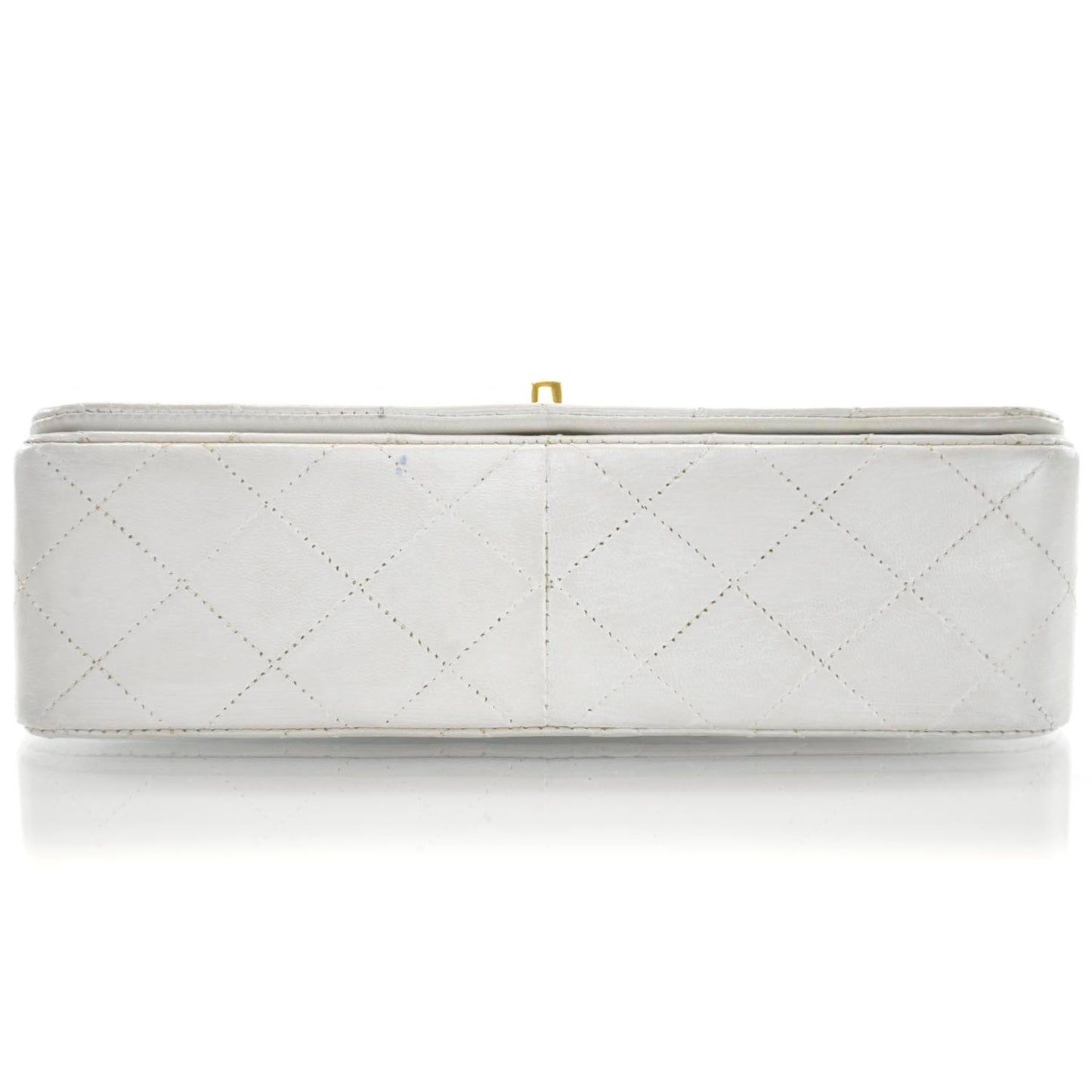 Lambskin Small Flap White