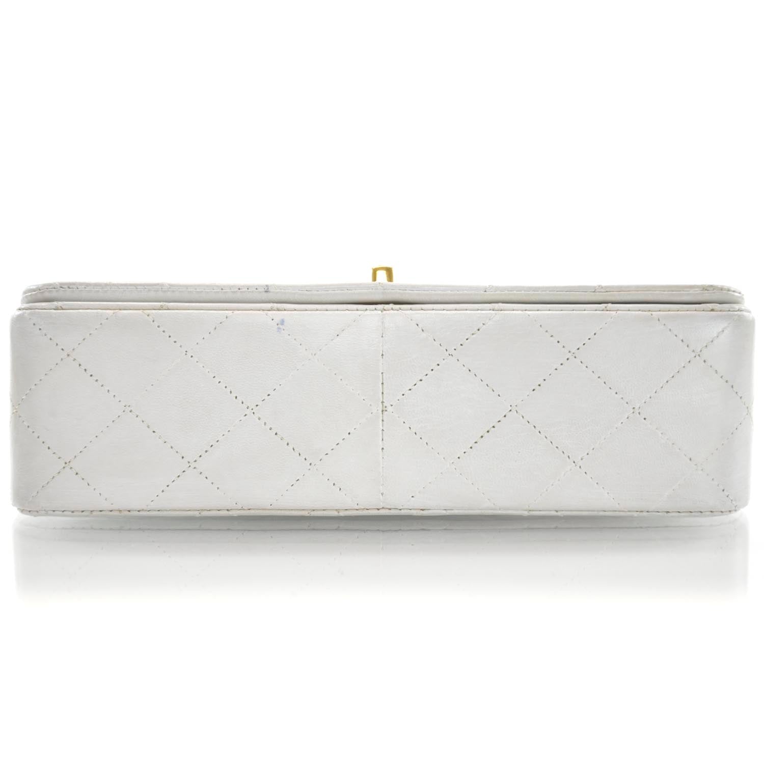 Chanel Lambskin Small Flap White 6 of 11