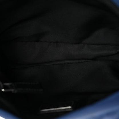 Prada Tessuto Nylon Montagna Messenger Bag  Blue Black 5 of 10