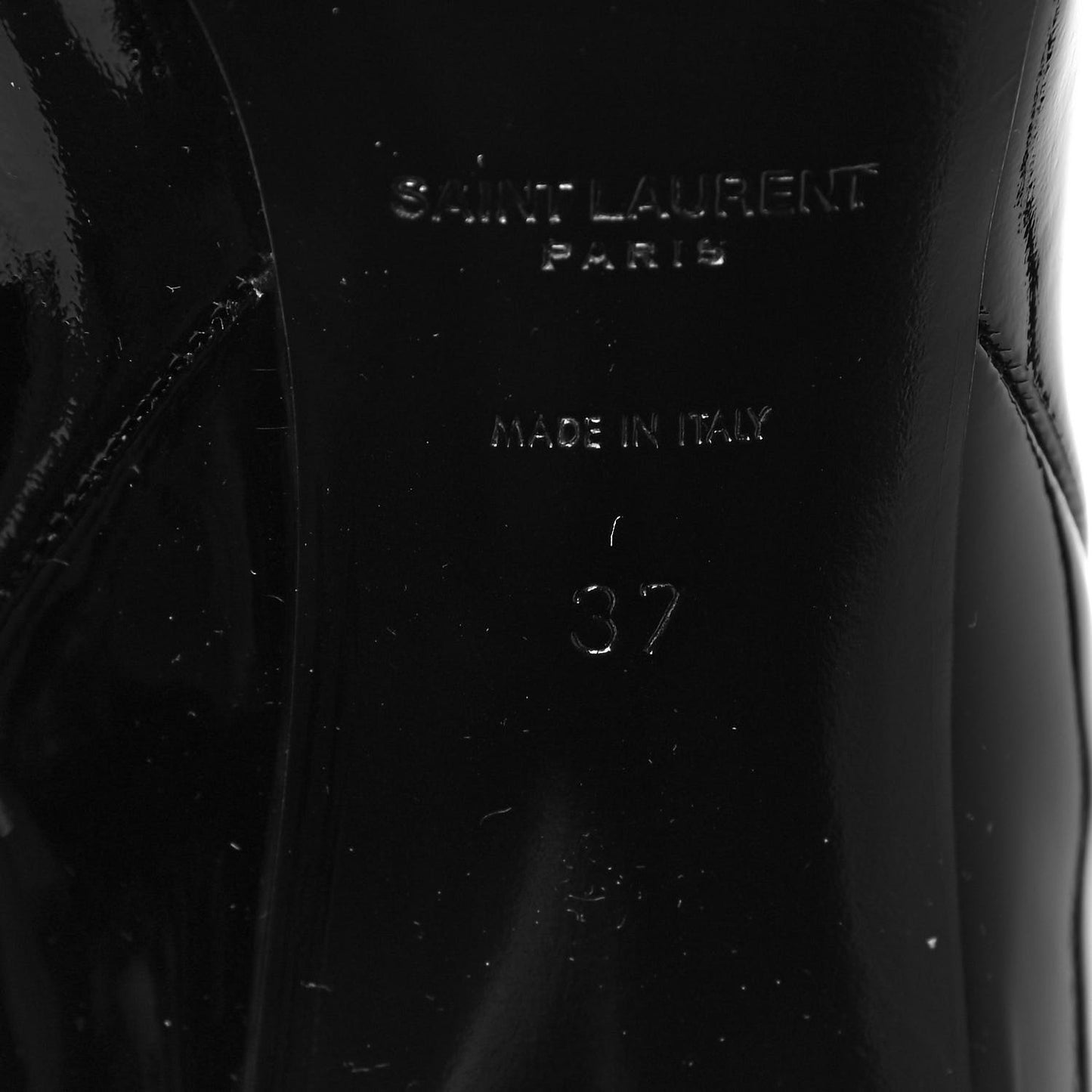 Patent Kiki 85 Over The Knee Boots 37 Black