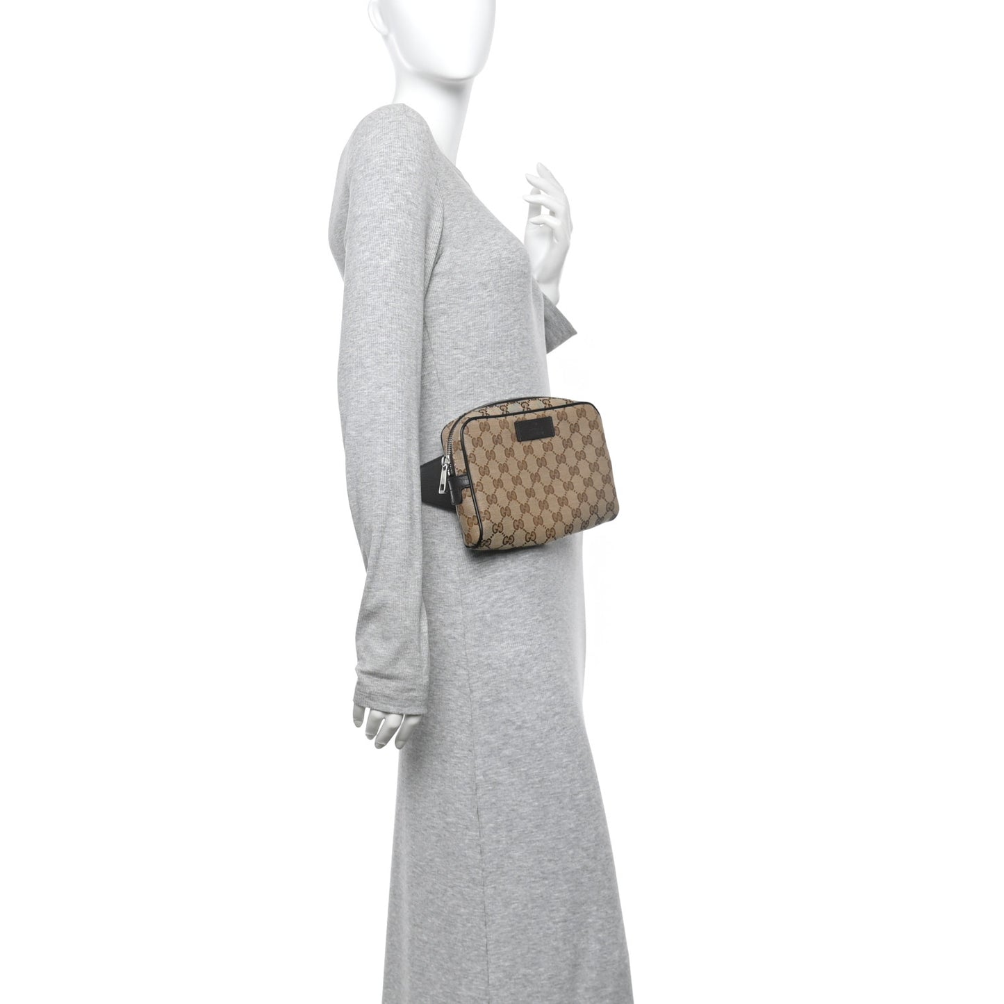 Monogram Belt Bag Dark Brown