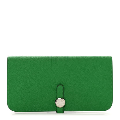 Hermes Togo Dogon Recto Verso Wallet Bambou 1 of 8