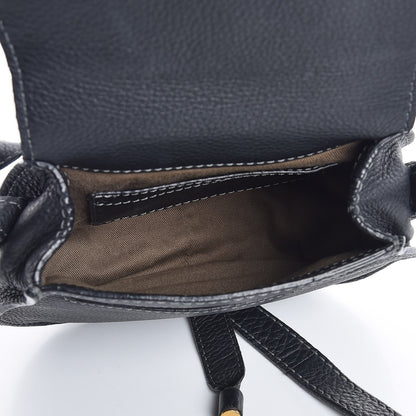 Chloe Calfskin Mini Marcie Round Crossbody Bag Black 5 of 7