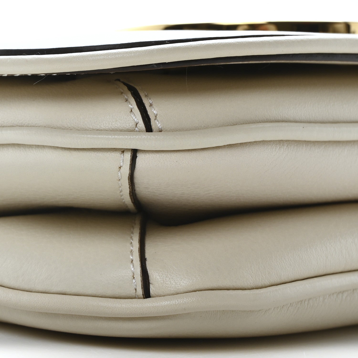 Gucci Roxy Calfskin Web Mini Blondie Shoulder Bag White 9 of 10