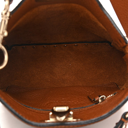 Valentino Garavani Pebbled Calfskin Mini Rockstud Flip-Lock Messenger Bag Light Cuir 4 of 10