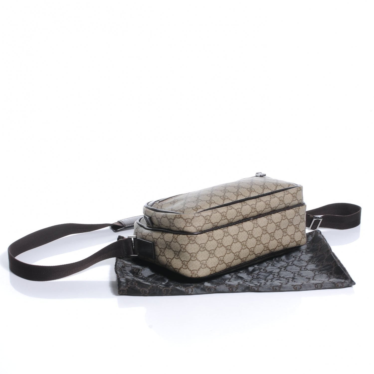 Gucci GG Plus Monogram Camera Bag Dark Brown 4 of 7