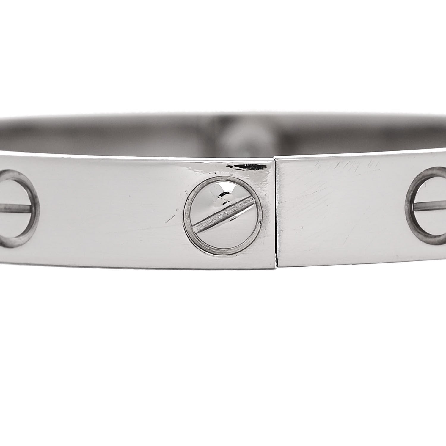 Cartier 18K White Gold LOVE Bracelet 16 3 of 6
