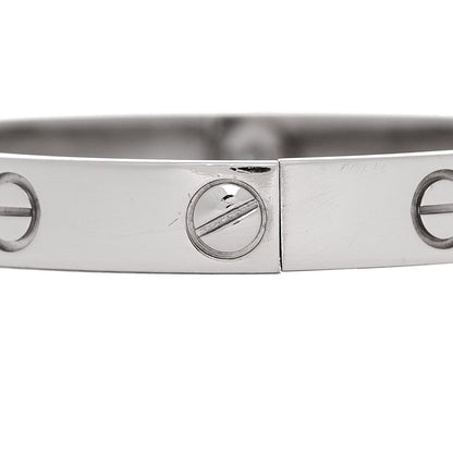 Cartier 18K White Gold LOVE Bracelet 16 3 of 6