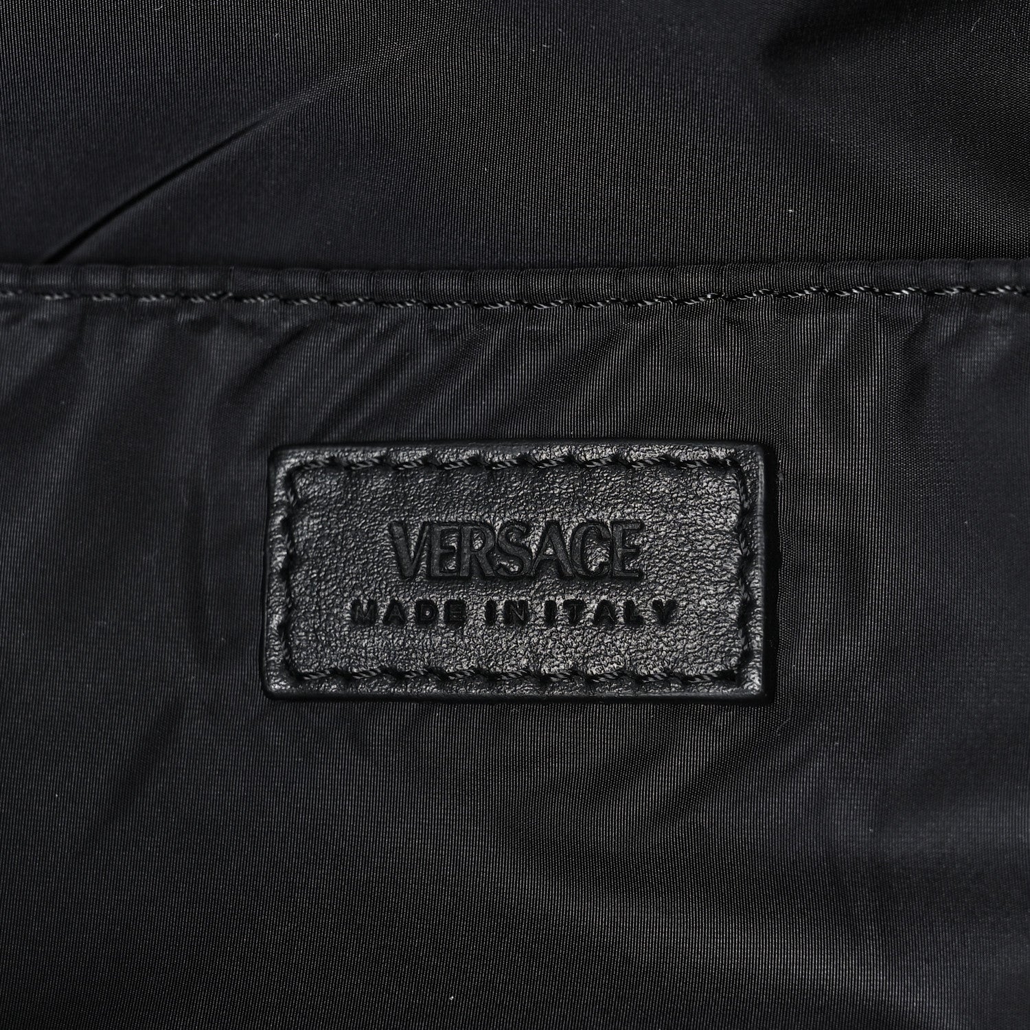Versace Nylon Barocco Signature Print Backpack Black 5 of 7