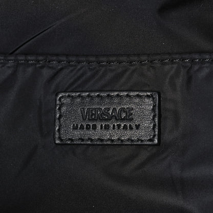 Versace Nylon Barocco Signature Print Backpack Black 5 of 7