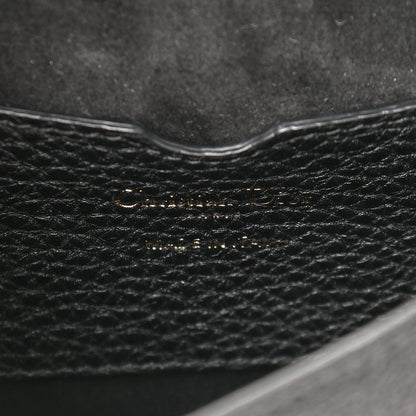 Christian Dior Grained Calfskin Medium Bobby Flap Black 6 of 8