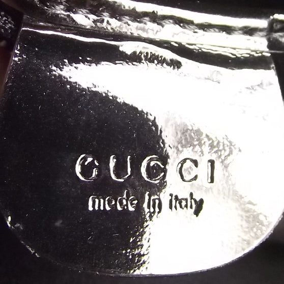 Gucci Guccissima Suede Evening Bag Black 6 of 7