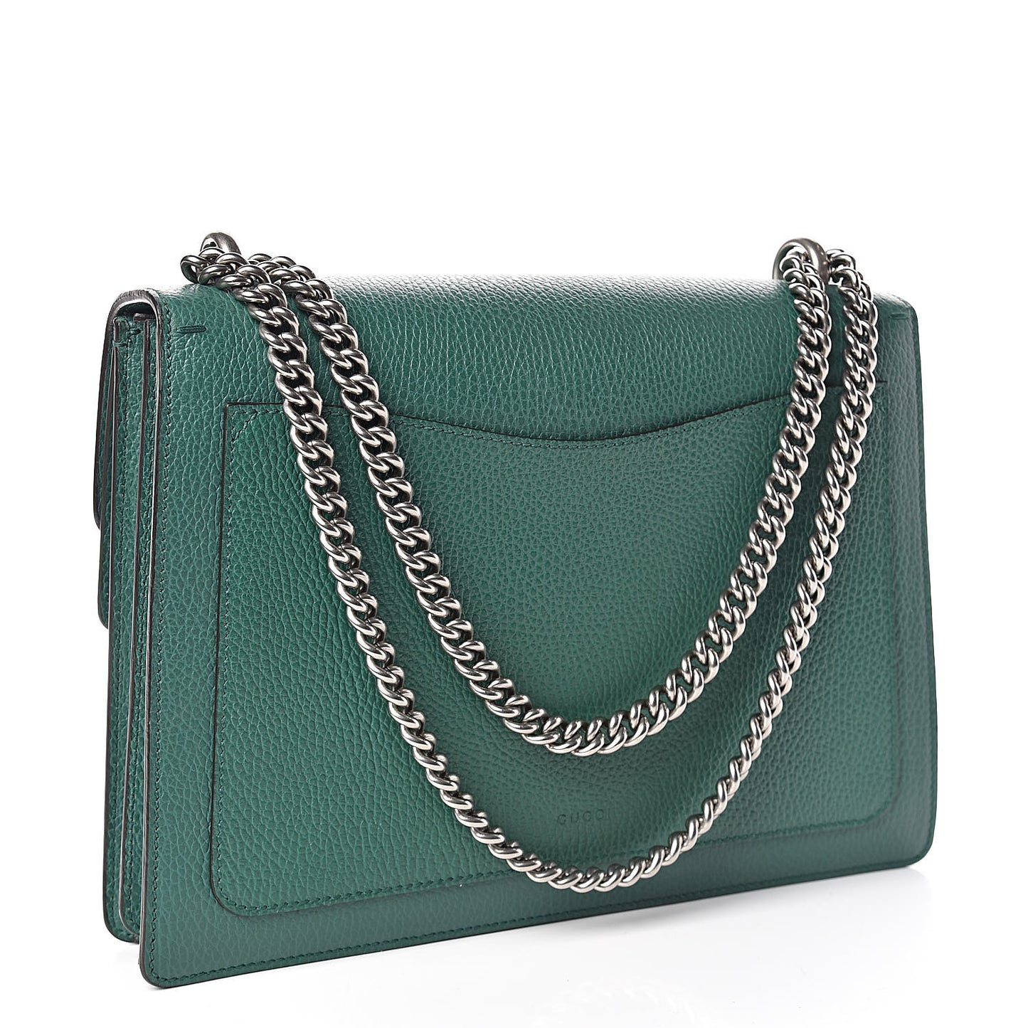 Dollar Calfskin Crystal Medium Dionysus Shoulder Bag Emerald