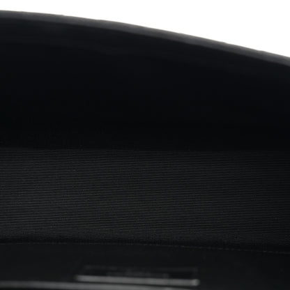 Saint Laurent Grain De Poudre Textured Mixed Matelasse Triquilt Small Monogram Satchel Black 5 of 11