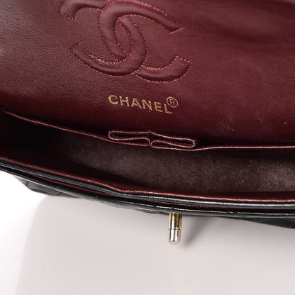 Chanel Lambskin Quilted Small Double Flap Navy 6 of 9