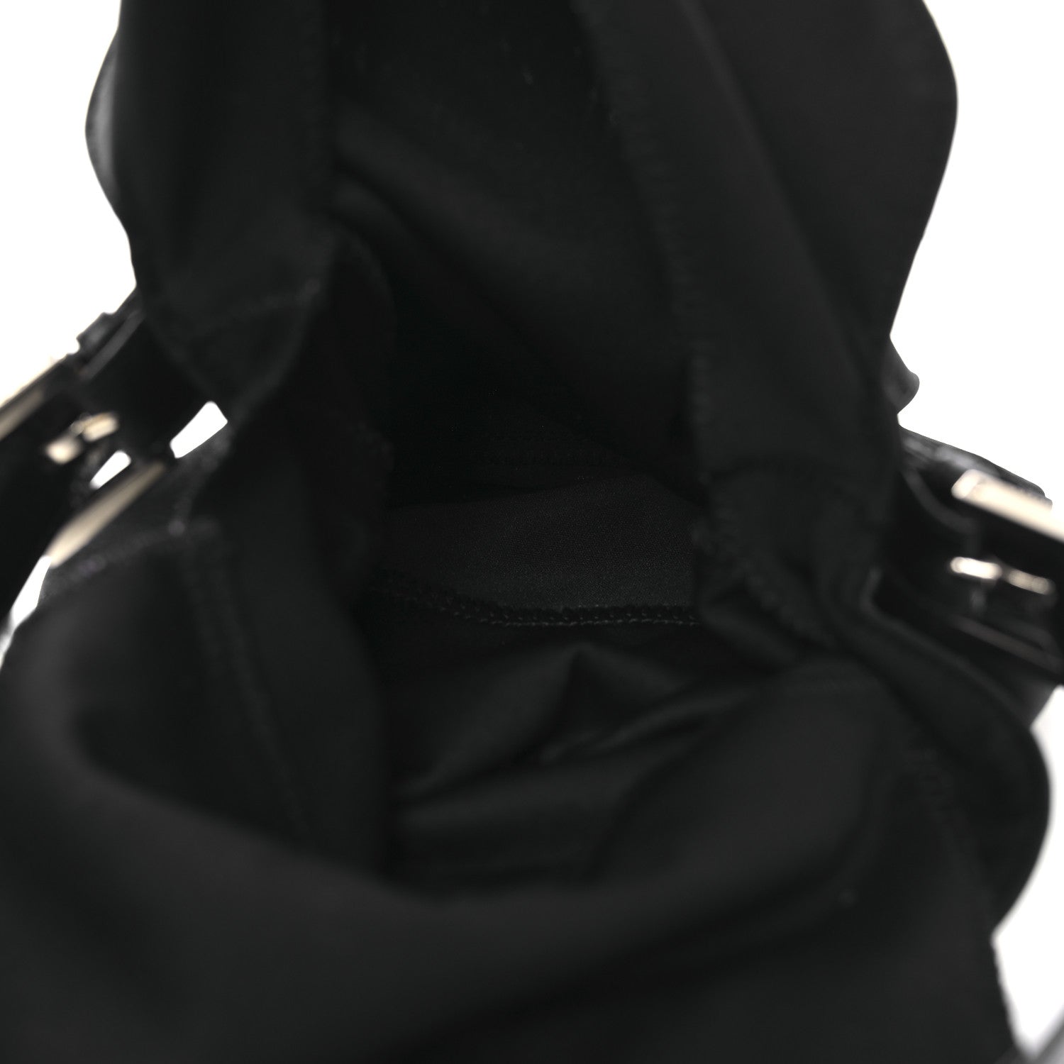 Fendi Nylon Baguette Bag Black 5 of 12