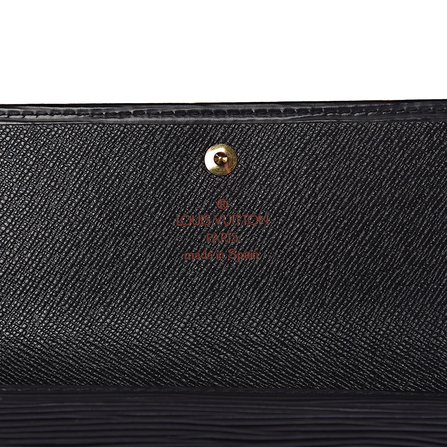 Louis Vuitton Epi Porte Tresor International Wallet Black 6 of 7