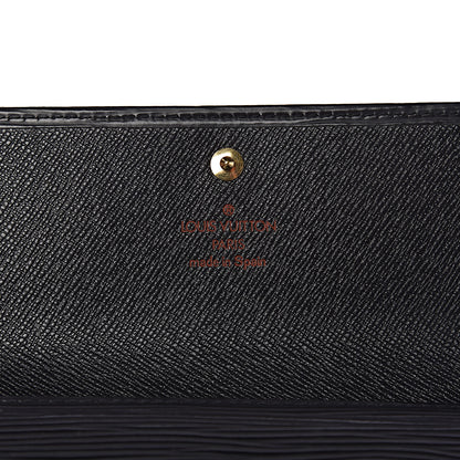 Louis Vuitton Epi Porte Tresor International Wallet Black 6 of 7