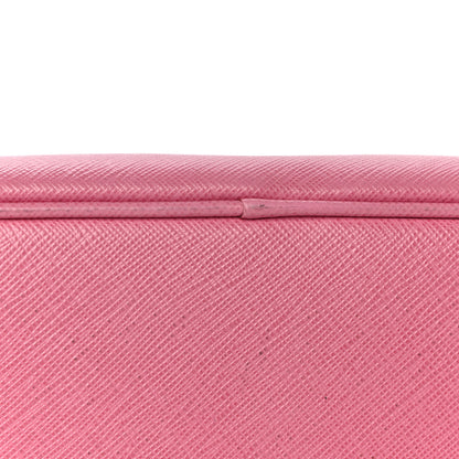 Prada Saffiano Lux Mini Galleria Double Zip Tote Begonia 32 of 35