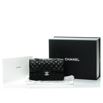 Chanel Lambskin Quilted Small Double Flap Black 8 of 8