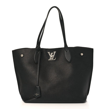 Louis Vuitton Calfskin Lockme Go Tote Black 1 of 10