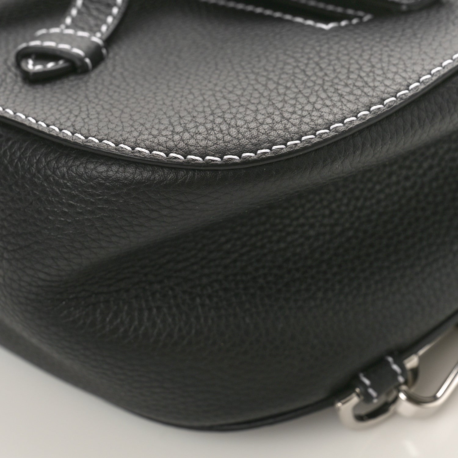 Christian Dior Grained Calfskin Mini Gallop Sling Bag Black 8 of 8