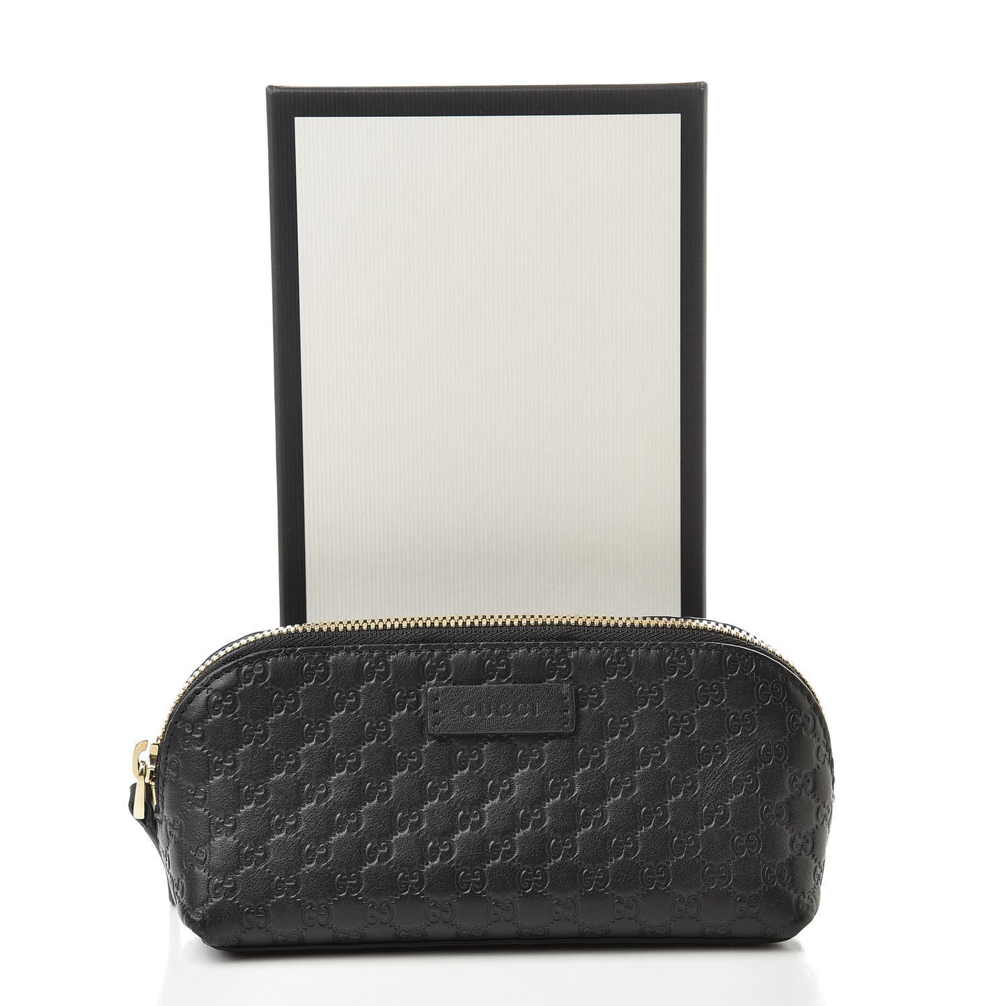 Guccissima Small Cosmetic Case Black
