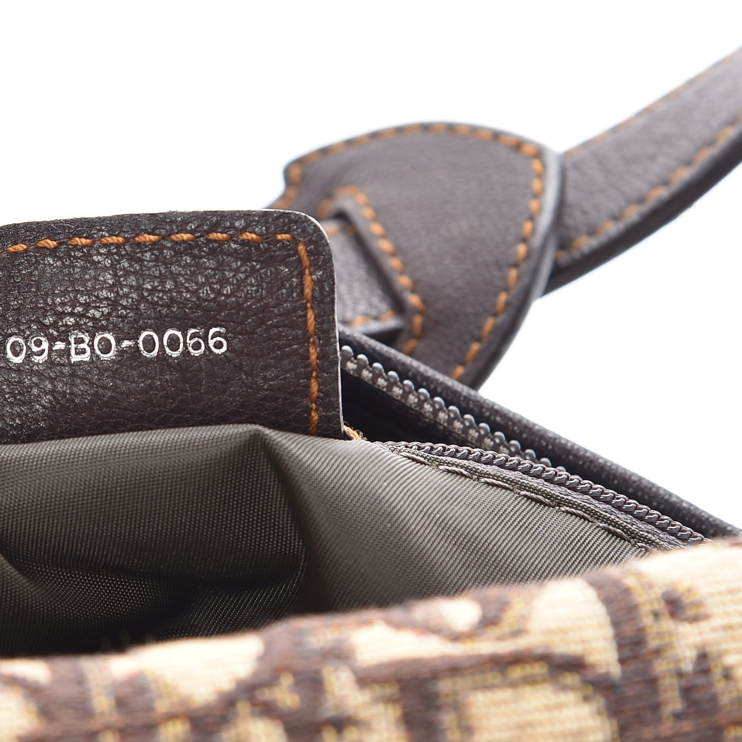 Monogram Buckle Hobo Brown