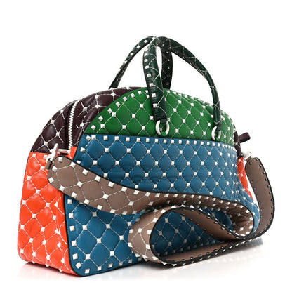 Valentino Garavani Lambskin Free Rockstud Spike Bowling Bag Multicolor 2 of 8