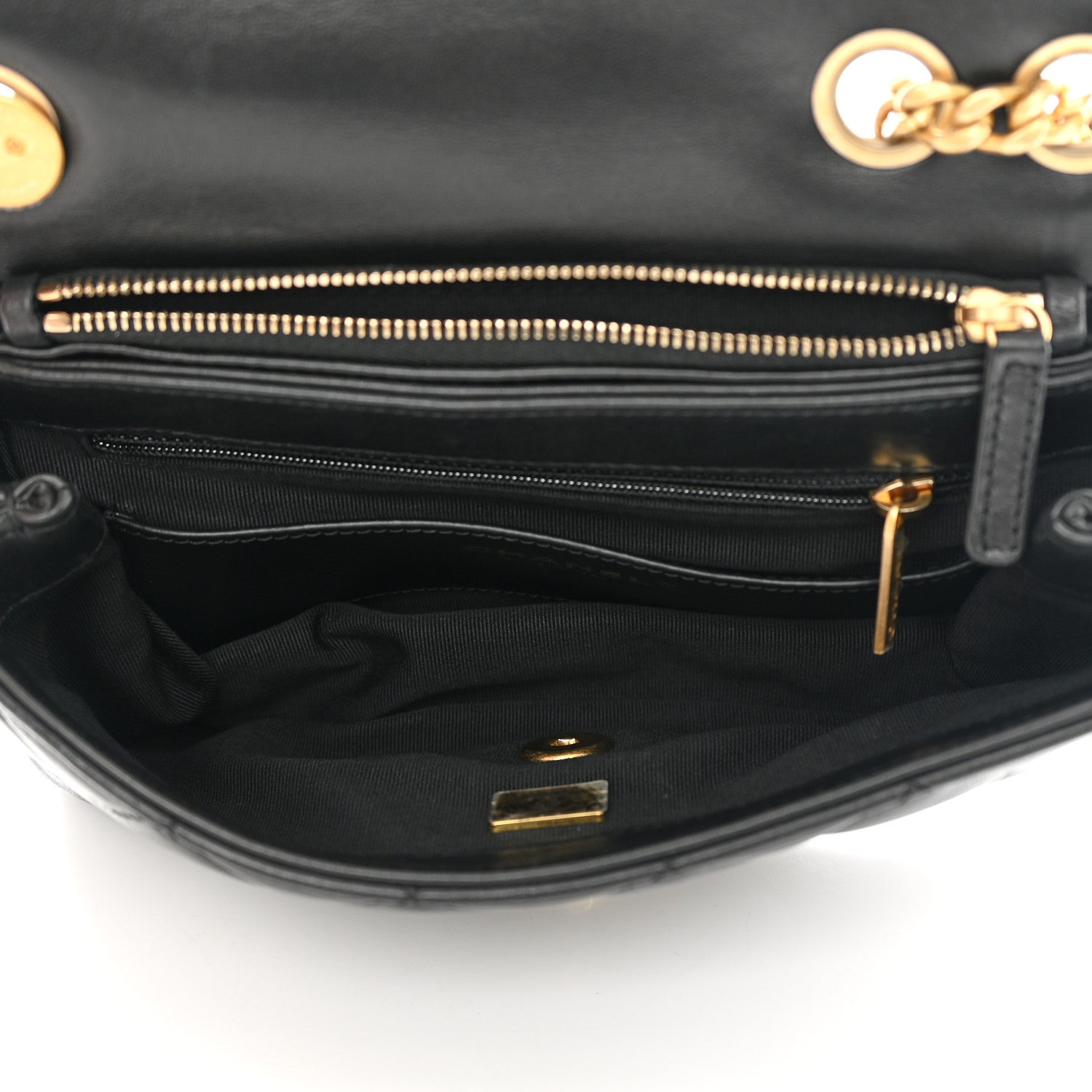 Chanel Lambskin Quilted Small Pillow Crush Flap Black 5 of 14