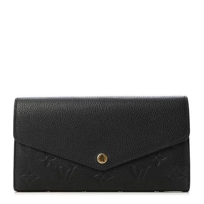 Louis Vuitton Empreinte Sarah Wallet NM Black 1 of 4