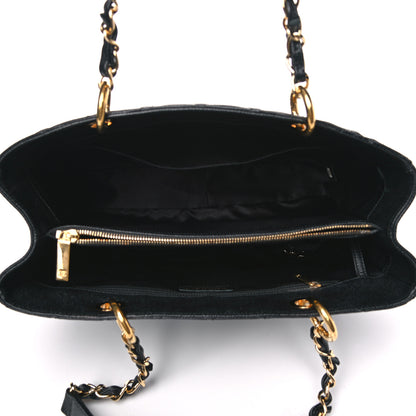 Chanel Caviar Quilted Grand Shopping Tote GST Black 4 of 13